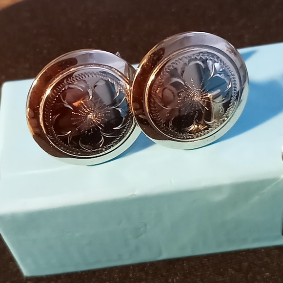 Cufflink, tie clip set - Picture 2 of 7